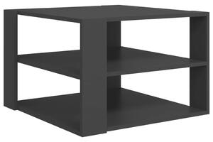 Coffee Table Grey 60x60x40 cm Engineered Wood