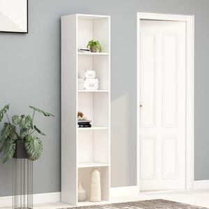 Book Cabinet White 40x30x189 cm Engineered Wood