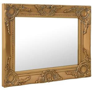 Wall Mirror Baroque Style 50x40 cm Gold