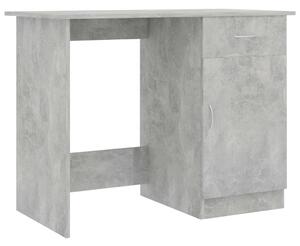 Desk Concrete Grey 100x50x76 cm Engineered Wood