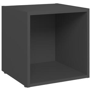 TV Cabinet Grey 37x35x37 cm Engineered Wood