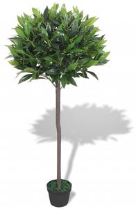 Artificial Bay Tree Plant with Pot 125 cm Green