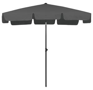 Beach Umbrella Anthracite 200x125 cm