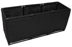 Storage Box Black 105x34.5x45 cm Fabric