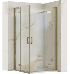 Shower enclosure REA Hugo 90x90 Gold Brush