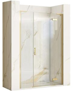 Shower doors Rea Hugo 100 Gold Brush + Shower screen 30