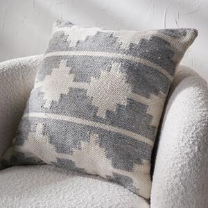 Set of 3 Morrocan Square Scatter Cushions Grey