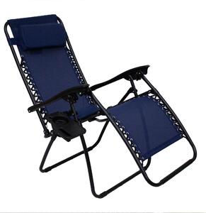 Zero Gravity Sun Lounger, Folding Outdoor Recliner Chair Fabric Garden Furniture Sunbed | Roseland Furniture