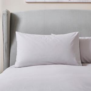 Hotel 200 Thread Count 100% Cotton Standard Pillowcase Pair Silver