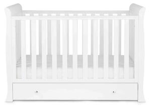 Ickle Bubba Snowdon Mini Cot Bed White - Without Mattress