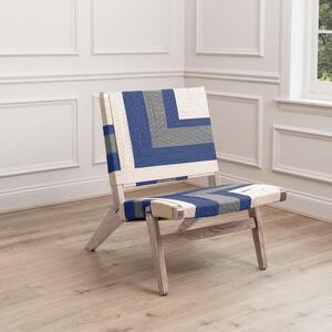 Ballari Woven Chair Blue