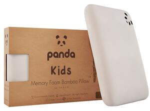 Panda Kid's Bamboo Pillow White