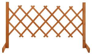 Garden Trellis Fence Orange 120x60 cm Solid Firwood