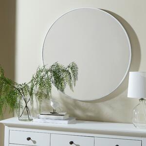 Essentials Round Mirror 70cm White