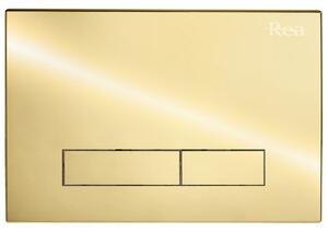 WC Toilet Flush Button H type Gold