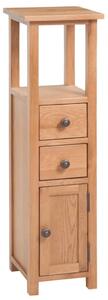 Corner Cabinet 26x26x94 cm Solid Oak Wood