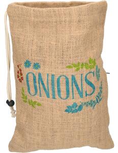 Hessian Onion Storage Bag Natural