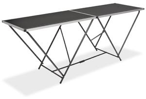 Folding Pasting Table MDF and Aluminium 200x60x78 cm