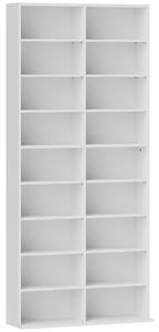 HOMCOM 640 CD Storage Tower - White