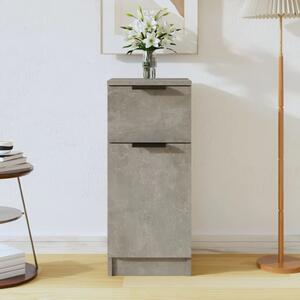 Sideboard Concrete Grey 30x30x70 cm Engineered Wood