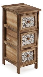 Chest of drawers Versa Leaf Wood 32 x 63 x 26 cm