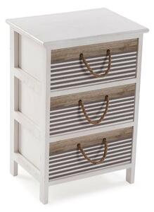 Chest of drawers Versa Tabo Textile Paolownia wood 29 x 58 x 40 cm