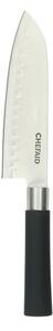 Chef Aid Santoku Knife with Soft Grip Handle 7 Inch
