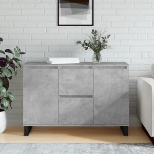 Sideboard Concrete Grey 104x35x70 cm Engineered Wood