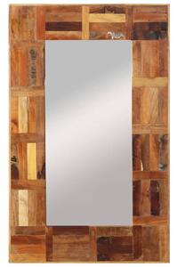 Wall Mirror Solid Wood Reclaimed 50x80 cm