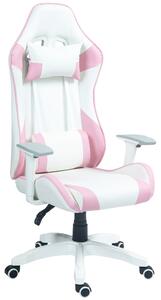 HOMCOM Gaming Chair, Racing Gamer Chair, Reclining Faux Leather Computer Chair w/ Headrest, Lumber Support, 3D Armrests, Adjustable Height Aosom UK