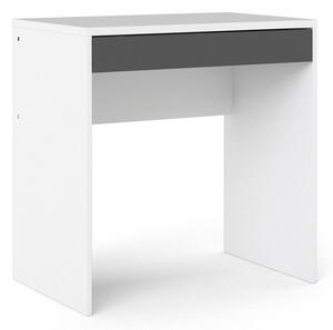 Remote Desk White Grey