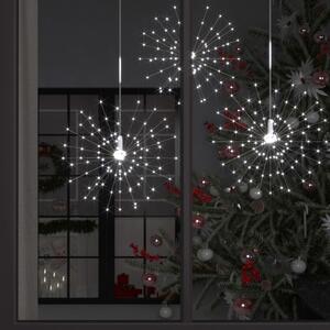 Outdoor Christmas Firework Lights 2pcs Cold White 20cm 280 LEDs