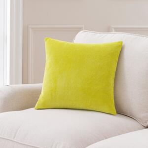 Velour Cushion Lime (Green)