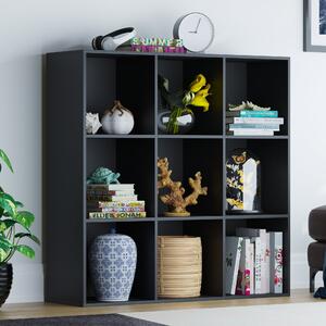 Vida Designs Durham 3x3 Cube Storage Unit Black