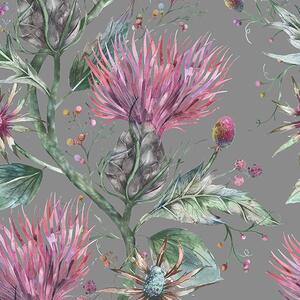 Voyage Maison Elysium Printed Cotton Fabric Onyx