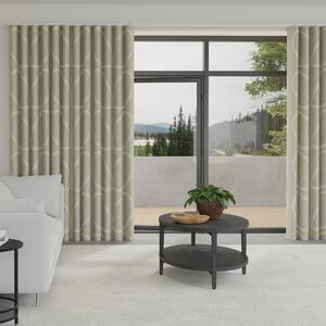 Orla Kiely Jumbo Linear Stem Made To Measure Curtains - Wave Pebble