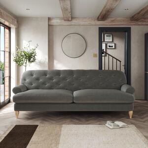 Canterbury 4 Seater Sofa Cosy Velvet Grey