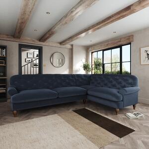 Canterbury Corner Sofa Cosy Velvet Navy