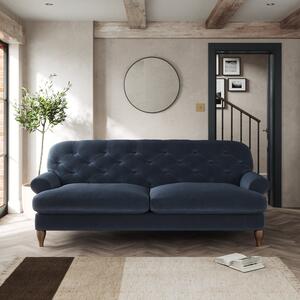 Canterbury 3 Seater Sofa Cosy Velvet Navy