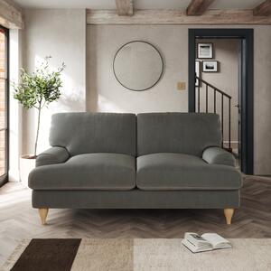 Darwin Large 2 Seater Sofa Cosy Velvet Grey