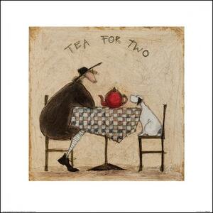 Art Print Sam Toft - Tea for Two, Sam Toft, (30 x 30 cm)