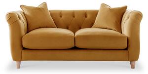 Clarence Velvet Chesterfield 2 Seater Sofa | 5 Colours | UK Made