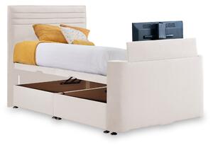 Ryton Upholstered Velvet Ottoman TV Bed | Double King & Superking