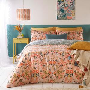 Furn Lorelei Floral Duvet Cover Bedding Set Blush