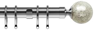 28mm Empire Curtain Pole Chrome