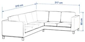 Karlanda corner sofa left cover 3+2 (or right 2+3)