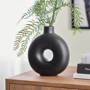 Donut Vase Black