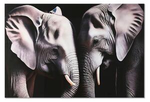 Painting Home ESPRIT Black Grey Printed 150 x 0,4 x 100 cm