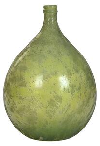 Vase Home ESPRIT Green Recycled glass Aged finish 40 x 40 x 56 cm