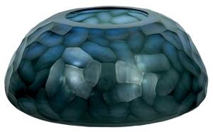 Vase Home ESPRIT Blue Crystal Modern 33 x 33 x 14 cm